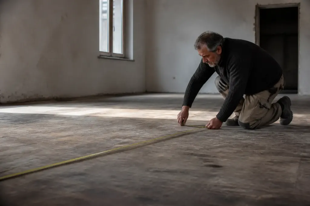 Artisan mesure dimensions de grand espace